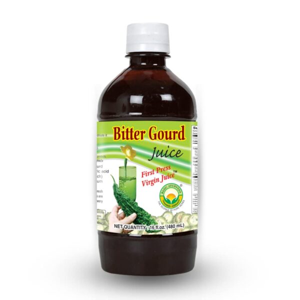 botella producto Basic Ayurveda jugo karela melón amargo