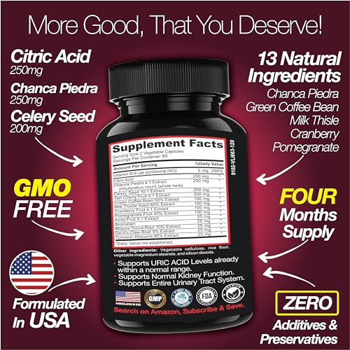 Suplemento detox con fórmula para salud de colon y ácido úrico 15 días