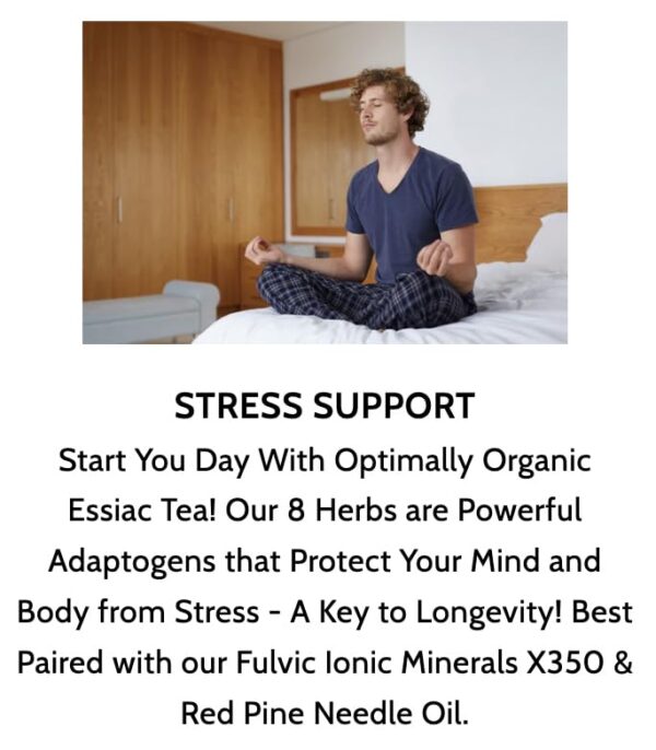 Uso pócima essiac polvo orgánico herbal limpieza natural