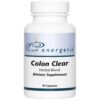 Frasco de suplemento herbal Colon Clear 90 cápsulas