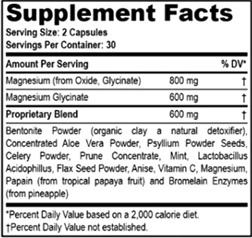 Frasco Mega Colon Clean 60 cápsulas apoyo digestivo Frasco Mega Colon Clean 60 cápsulas apoyo digestivo
