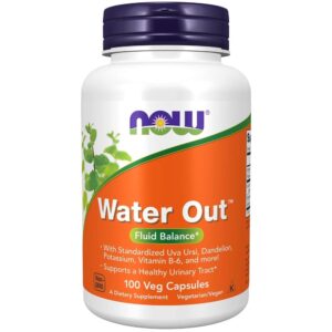 NOW Foods Water Out suplemento diurético natural 100 cápsulas vegetales