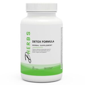 Dherbs Fórmula Detox 100 cápsulas para limpieza corporal