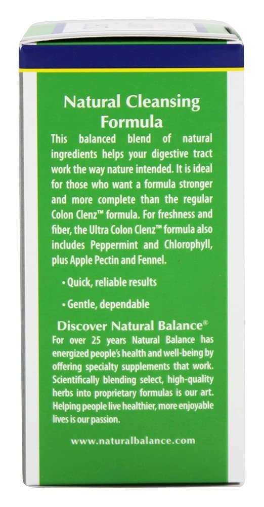 Suplemento Natural Balance para colon saludable y eliminación