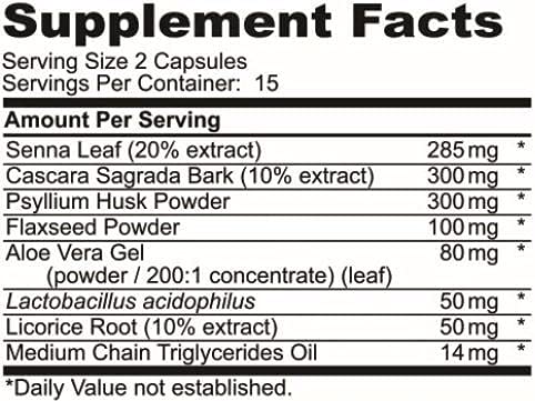 Dosificación y etiqueta Research Labs limpiador colon