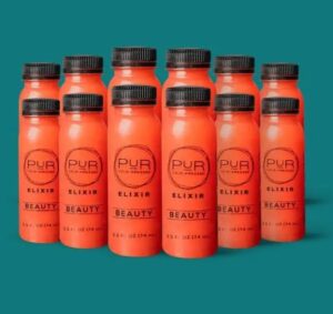 PUR Beauty Wellness Shots jugo colágeno manzana limón jengibre