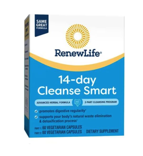 Renew Life Cleansesmart cápsulas para detox renal y salud del tracto urinario