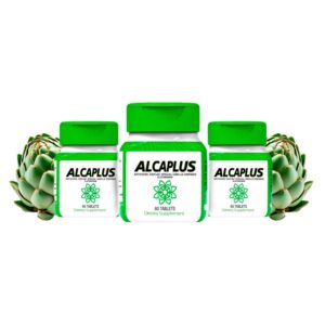 Botella ALCAPLUS spirulina suplemento detox 60 tabletas