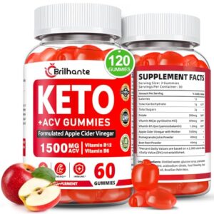 Paquete de gomitas keto de vinagre de manzana Brilhante