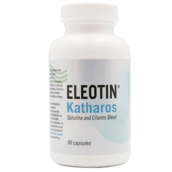 Detalle cápsulas naturales algas Eleotin Katharos para detox