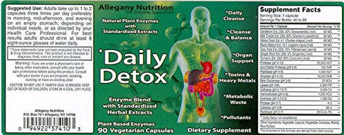 Daily Detox caja y botella para detox natural