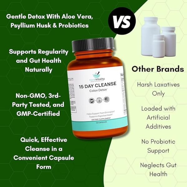 Paquete Herb Vitality 15 días limpieza colon 2 unidades
