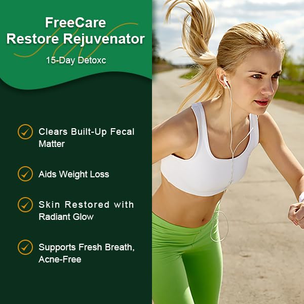 FreeCare cápsulas detox colon para bienestar y energía