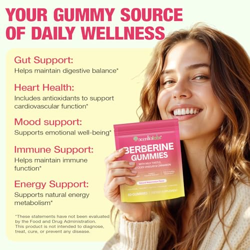 Gomitas veganas con berberina y extractos naturales