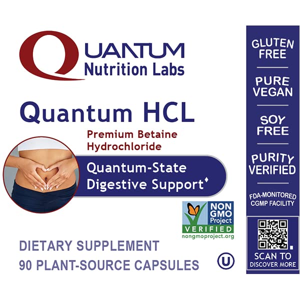 Quantum Betaína HCL etiqueta frontal