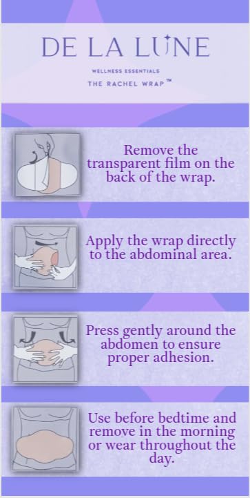 Faja corporal blanca The Rachel Wrap para reducción de inflamación