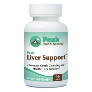 Peak Liver Support suplemento detox hígado 90 cápsulas