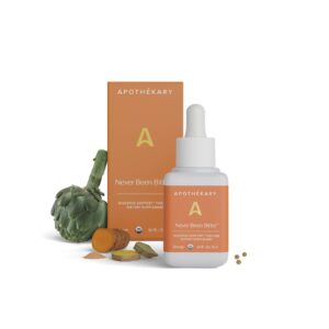 Botella Apothékary Never Been Bitter gotas herbales digestivas