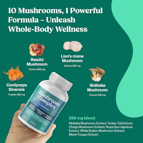 Suplemento fibra y hongos para digestión y apetito