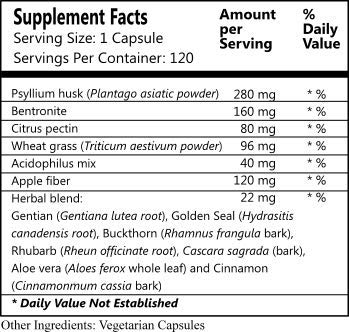 Cápsulas Daily Miracle 7 para salud digestiva y colon
