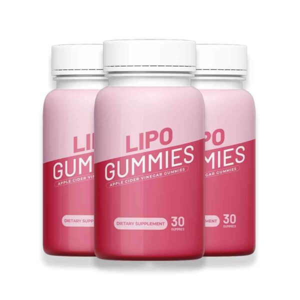 Paquete de Lipo Gummies gomitas premium para apoyo con ACV
