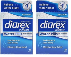 Diurex ultimate pastillas diuréticas paquete de 60 tabletas verde