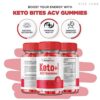 Presentación de gomitas keto bites para control de peso