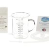 Kit enema café Purelife balde vidrio 1 cuarto no tóxico