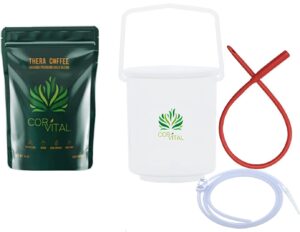 Kit enema de café Cor-Vital para limpieza de colon detox