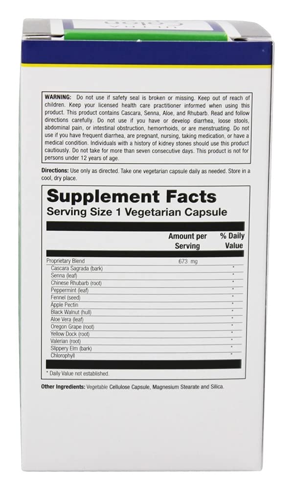 Fórmula herbal para limpieza intestinal y regularidad digestiva