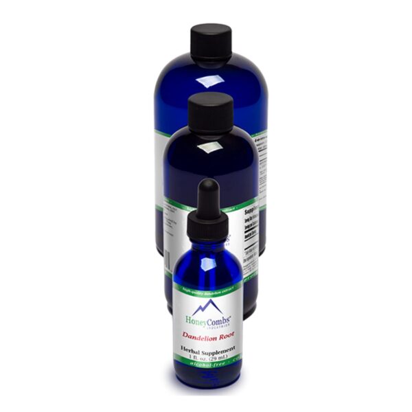 Etiqueta frontal HoneyCombs Dandelion Root Extract