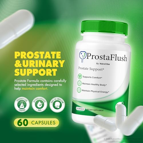 Pastillas ProstaFlush fáciles de tragar para bienestar prostático