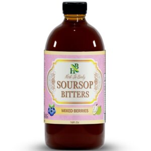 Botella de Soursop Bitters con Mezcla de Bayas de Herb To Body