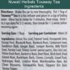 Etiqueta del producto Toxaway Tea 6 oz Etiqueta del producto Toxaway Tea 6 oz