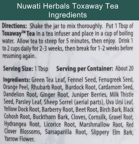 Etiqueta del producto Toxaway Tea 6 oz Etiqueta del producto Toxaway Tea 6 oz