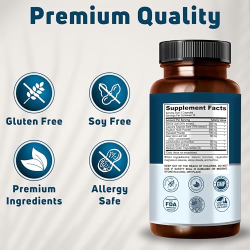 Cápsulas detox colon NUELATION para piel y cabello saludables