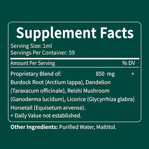 Fórmula de bardana para limpieza y salud.