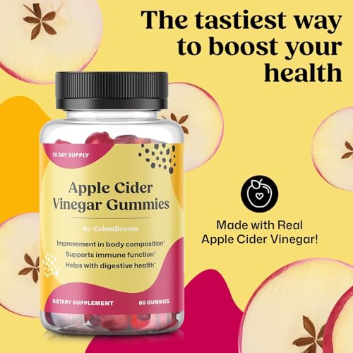 Gomitas ColonBroom vinagre de manzana para salud y energía