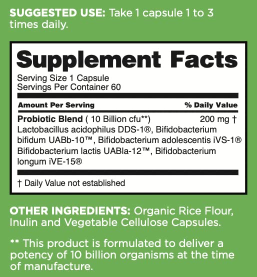 Detalle cápsulas Poobiotics para microbioma saludable