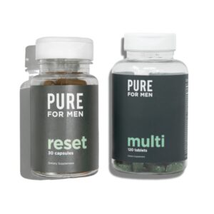 Pure for Men multivitamínico 120 cápsulas y detox 30 cápsulas