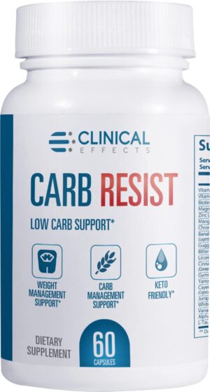 Carb Resist Clinical Effects botella frontal 60 cápsulas