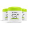 Bebida preparada Lemon Sips Dr. Kellyann vaso transparente
