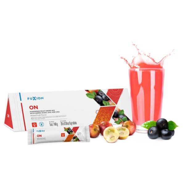Bebida funcional Fuxion ON 28 sobres stimula cerebro