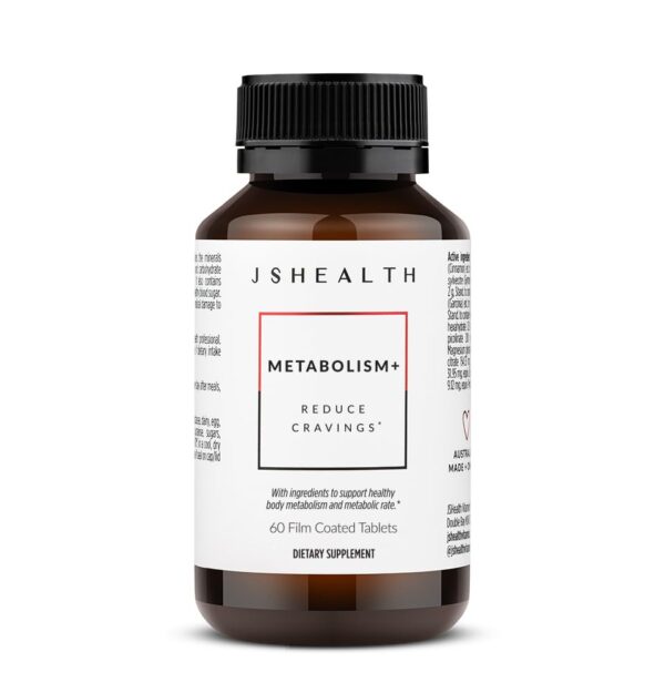 JSHealth fórmula Metabolism+ para soporte natural de energía y metabolismo