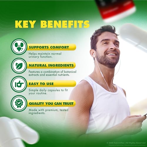 Pastillas fáciles de tomar para apoyo prostático y urinario