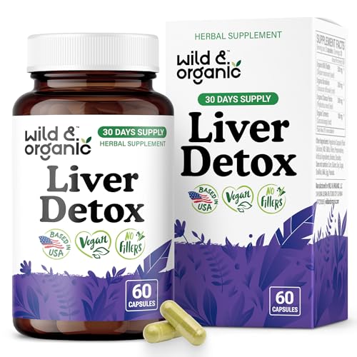 Wild & Organic Cápsulas de Desintoxicación del Hígado - Frente