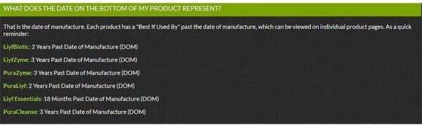 Cápsulas detox para tracto intestinal PuraDyme