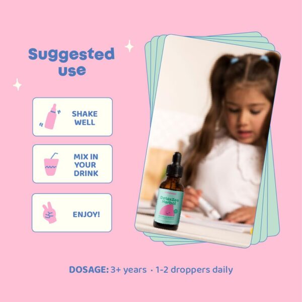 Gotas JoySpring Herbal Detox para niños complemento natural Gotas JoySpring Herbal Detox para niños complemento natural