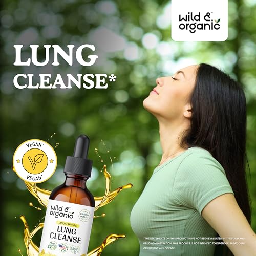 Frasco tintura Wild & Organic de limpieza pulmonar