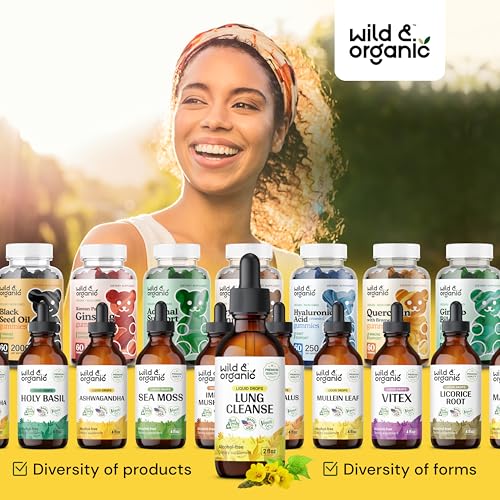 Tintura Wild & Organic para cuidado pulmonar vegano